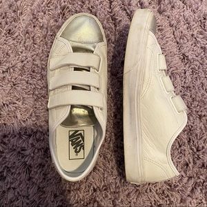 Velcro Leather Vans
